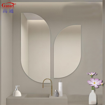 Wandmontage badkamerspiegel Modern glas schoonheid goud full make-up spiegel voor elke dag