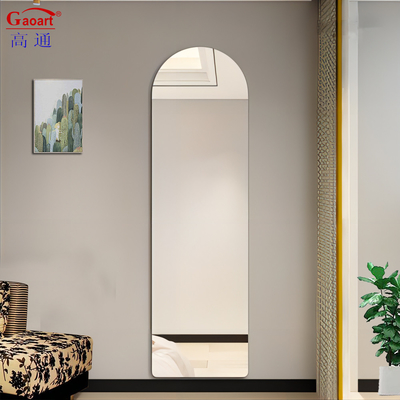 Moderne wandspiegel met onbreekbaar glas mode huis decoratieve bad montage spiegel