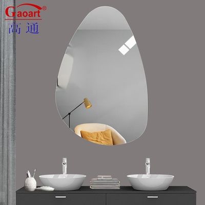 Moderne wandspiegel voor badkamer in de stijl van Morden Vol glas Make-up Home Decorative Sticker