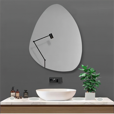 Goud Decoratief Glas Moderne Magie Make-up Schoonheid Bad Onbreekbaar Home Decor Muurspiegel