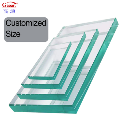 Kasten zonder raam Tablet Aanpassing Venster Beveled aangepast gehard reflecterend glas
