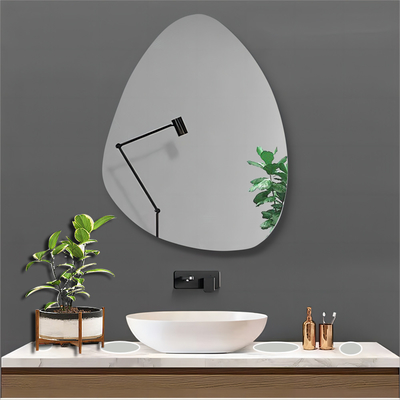 Moderne wandspiegel make-up glas beauty bad sticker voor woonkamer en badkamer