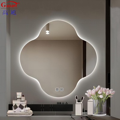 Gepersonaliseerde grootte Echte achtergrondverlichting Muur make-up Grote licht led spiegel voor badkamer decor