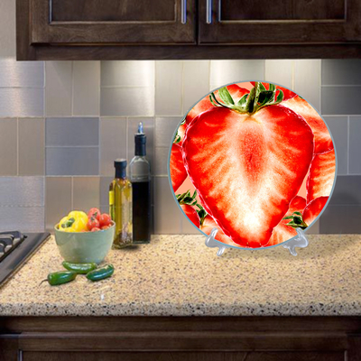 Op maat getemperd helder vierkant keuken gereedschap goed verkopen brood leeg drijvende snijplank