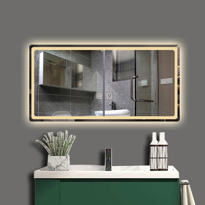 Ronde moderne LED Hello Kitty Antifog Bad Smart Make-up Mirror voor badkamerversiering