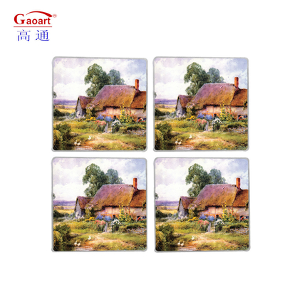 Alle seizoenen aangepaste vorm keuken snijplank met glad oppervlak wijn glas coaster