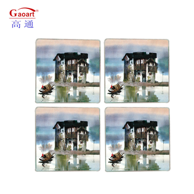 Alle seizoenen aangepaste vorm keuken snijplank met glad oppervlak wijn glas coaster
