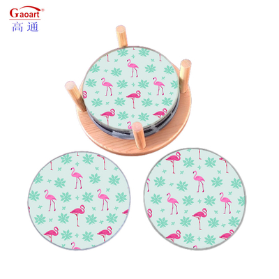 Alle seizoenen aangepaste vorm keuken snijplank met glad oppervlak wijn glas coaster