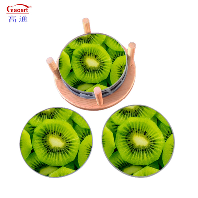 Gewaardeerd vierkant brood Float Cut Blank Custom Shape Cutting Board met Wine Glass Coaster