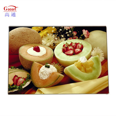 Gewaardeerd vierkant brood Float Cut Blank Custom Shape Cutting Board met Wine Glass Coaster