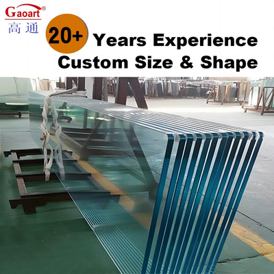 Solid Structure Flat Customized Beveled Tempered Reflective Glass voor dome aanpassing