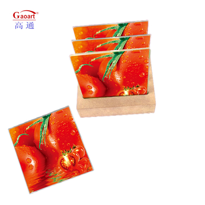 Gepersonaliseerde Kleur Blank Cut Float Bread Cutting Board voor Keuken en Wijn Glas Coaster