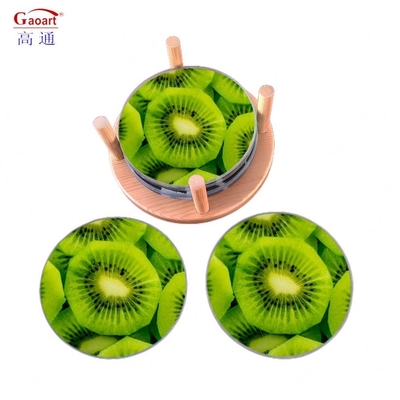 Ronde geharmoniseerde glazen koffer voor float brood leeg Custom Clear Cut Kitchen Cutting Board