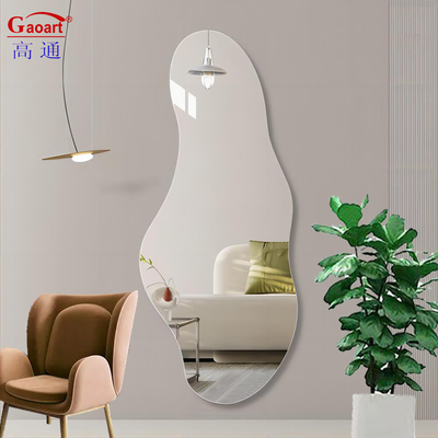 Veelzijdige beveled wand hangende spiegel voor alledaagse in huis decoratie en badkamer scheeren