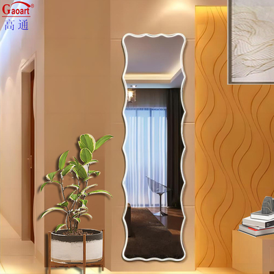 Bevel glas LED-sticker vollengte spiegel badkamermeubilair voor huis- en hotelverlichting
