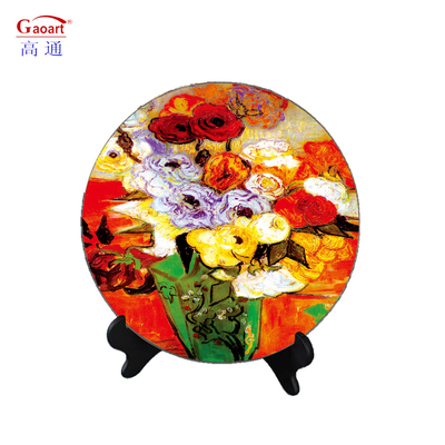 Op maat gesneden 4 mm gehard glas placemat voor glazen eettafel in klassieke stijl