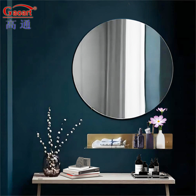 Moderne design Volle lengte wandsticker spiegel voor maat badkamer decoratie