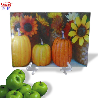 All-Season Round Tempered Glass Kitchen Cutting Board met aangepast logo Acceptabel