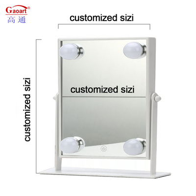 Hollywood stijl LED ijdelheid spiegel met grote maat grote vul lichaam make-up en extra logo