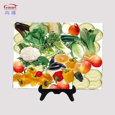 Onbreekbaar hakblok Groente rond gereedschap Tempered Glass Cutting Board voor de keuken