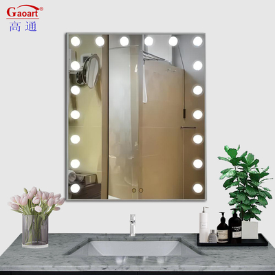 Full Design Metal Glass Mirror Hollywood Vanity Table voor alledaagse gelegenheden