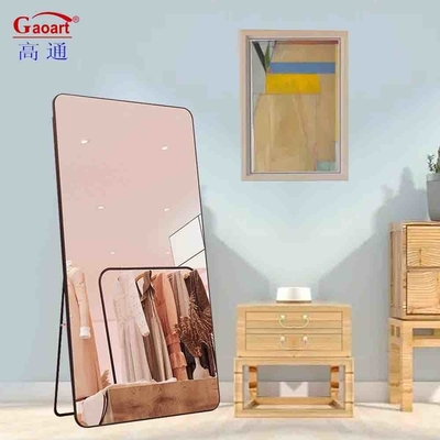 Modern Stylish Hotel Vanity Dansvloer Cheval Kamer Extra Grote Boog Volle lengte Spiegel