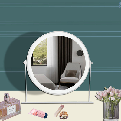 Metalen glazen spiegel LED Custom Makeup Vanity Compact Ideaal voor alledaagse en huishoudelijke inrichting