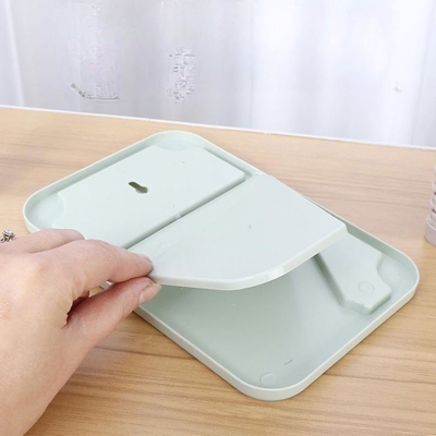 Mini Make-up Vanity Dressing Square Compact Met Logo Spiegel Voor Mode Design Stijl