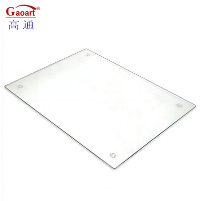 Verhard glas voor keukenhaken Snijplank rechthoekige vorm 4 mm dik 500 stuks Geen ontwerp