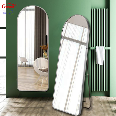 Aluminium frame grote stand kapper huis decor spiegel voor moderne stijlvolle stijl