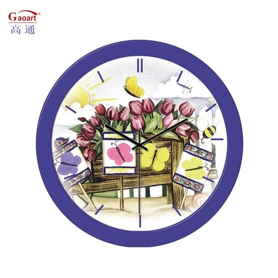 Naald Display Type Grote 12 inch Gepersonaliseerde grootte Wandklok voor huis glas decoratie