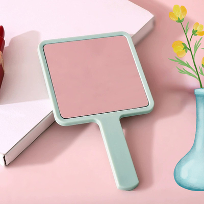 Extra LOGO Ja aangepaste handspiegel voor kleden en make-up Klein Compact
