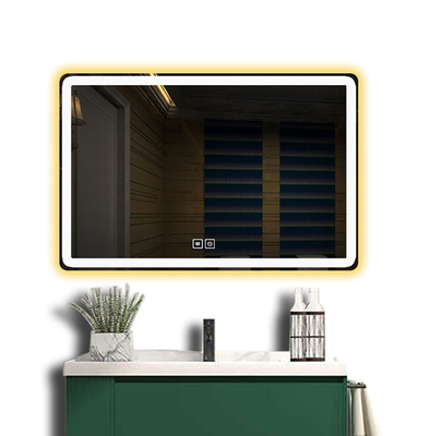 Grote glazen spiegel maatgrootte LED wand slimme badkamer decor voor thuis woonkamer