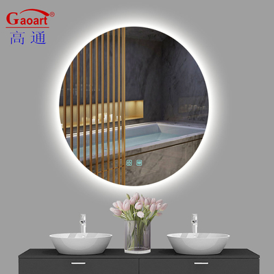 Smart Design Douche Foogloze zilveren spiegel LED Ronde slaapkamer Badkamer Make-up Wandhangend