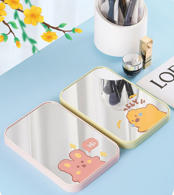 Top Fashion Design Stijl Staande Tafel Make-up Kleine Reis Cosmetische Make-up Schrijfkast Spiegel