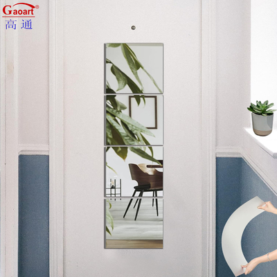 Acrylplaat Spiegel Custom Design Huis Decor Muur Plastic Kleefkleven Voor Huis