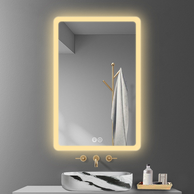 Moderne Hello Kitty Foogloze douche Slimme make-up Draagbare spiegel wand met LED-licht spiegel