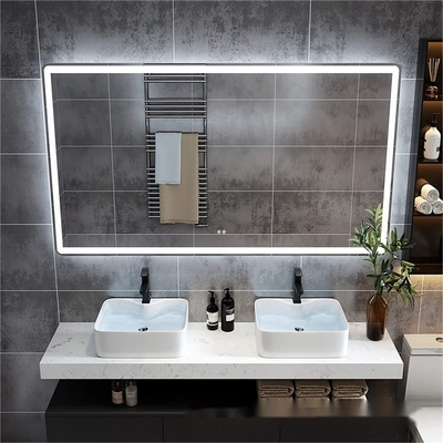 Touch Switch Mode Ronde Led Light Wand Volle lengte Douche Mistloze slaapkamer decoratie Smart Voor badkamer spiegel