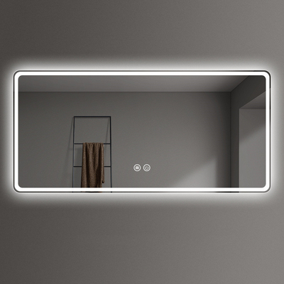 Badkamer spiegel licht led in modern ontwerp voor draagbare slimme make-up mistloze douche