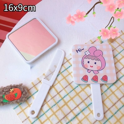 Aanpasbaar make-up compact voor alledaagse Mini Pocket Square Vanity Cosmetic Mirror