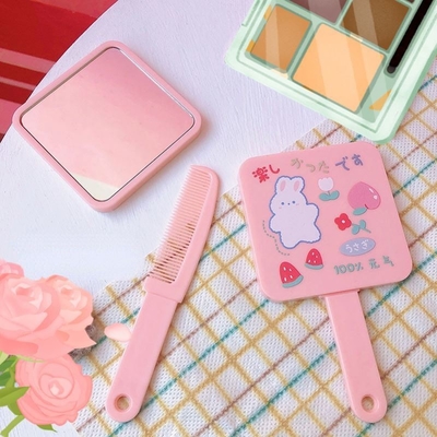 Aanpasbaar make-up compact voor alledaagse Mini Pocket Square Vanity Cosmetic Mirror