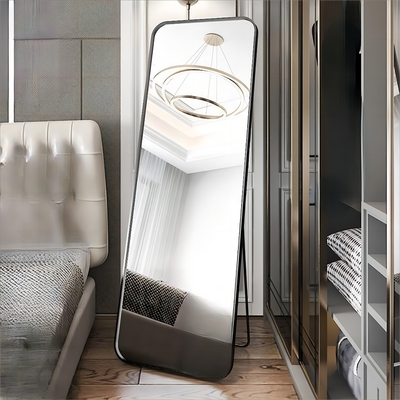 Wanddecoratie Glasstand Bad Art Deco Floor Mirror voor bruiloft Handwerk Lengte Kamer Decoratie