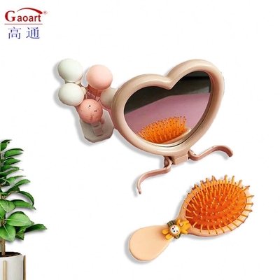 Vrouwelijke kleding Hartvormige zak Verstelbare make-up Compacte mini spiegel met Qualit