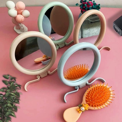 Vrouwelijke kleding Hartvormige zak Verstelbare make-up Compacte mini spiegel met Qualit