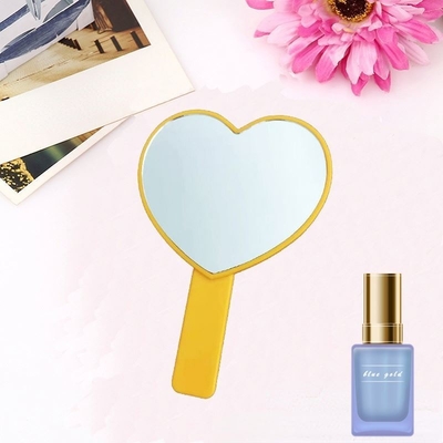 Compact cirkel cosmetische make-up Petit Mirror Design Style Mode Plastic glas spiegel