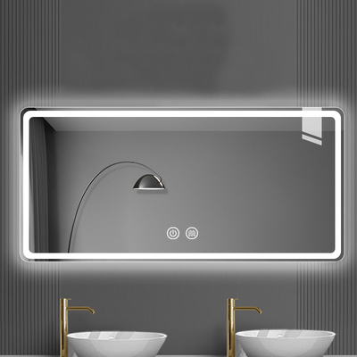 Frameless Touch Switch Led Light Mirror voor Hotel Badkamer en Fitness House Deco