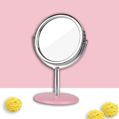 Kleine ronde zak Draagbare huisversiering Cosmetische spiegel met aangepaste verpakking en logo