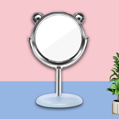 Kleine ronde zak Draagbare huisversiering Cosmetische spiegel met aangepaste verpakking en logo