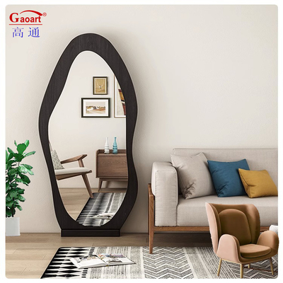Contemporary Design Stijl Houten Framed Full Length Mirror voor Rustieke Modern Home Decor