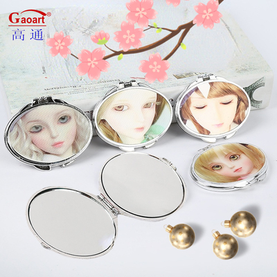 Draagbare Compact Vanity Mini Make-up Spiegel voor gemakkelijk kleden en make-up